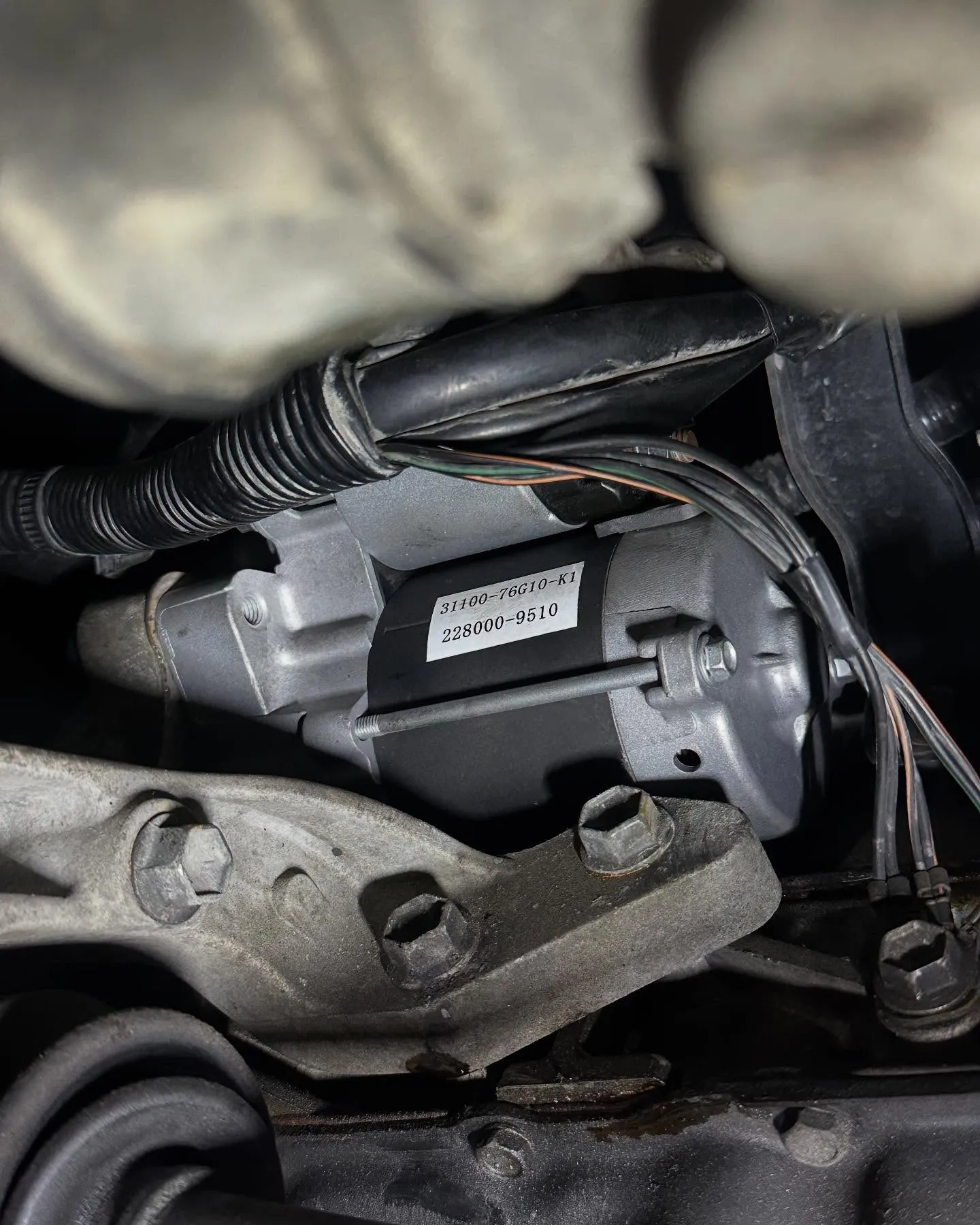 始動不良でレッカーで運ばれてきました💦